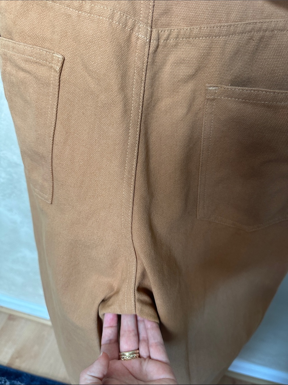 BRÛLÉ Dylan Pant in Tobacco Wide Leg Trousers Jeans with Micro Belt sz 30 - Picture 8 of 14
